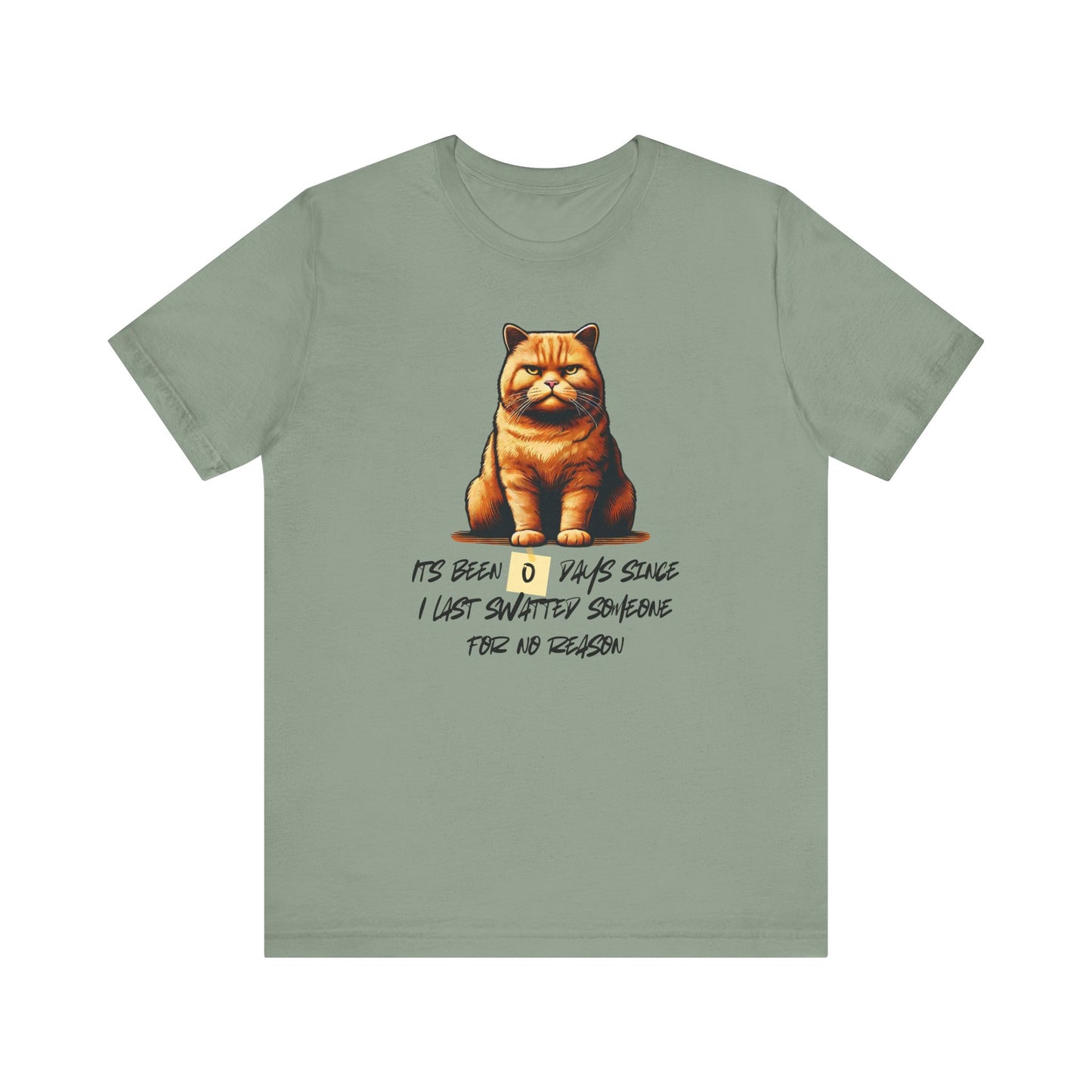 Orange Cat Bad Cat Funny T-shirt Silly Cat