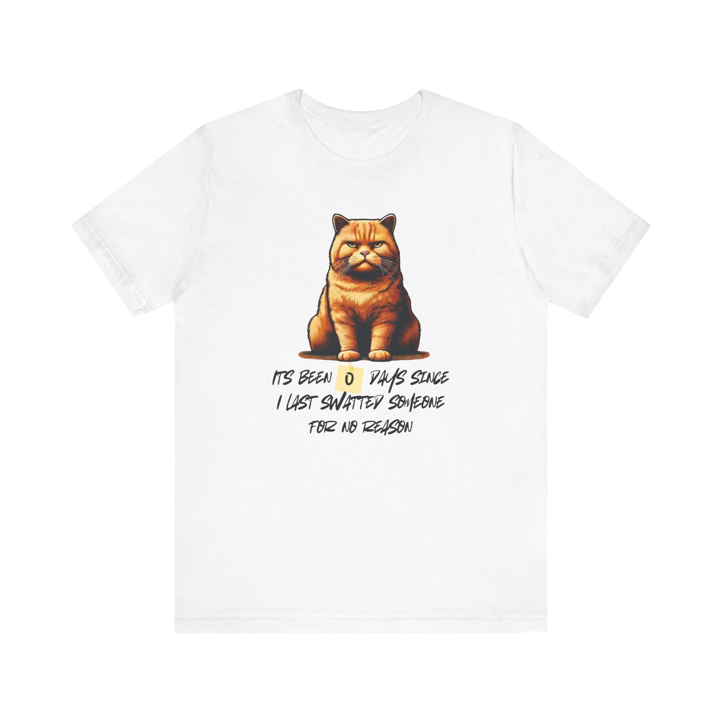 Orange Cat Bad Cat Funny T-shirt Silly Cat