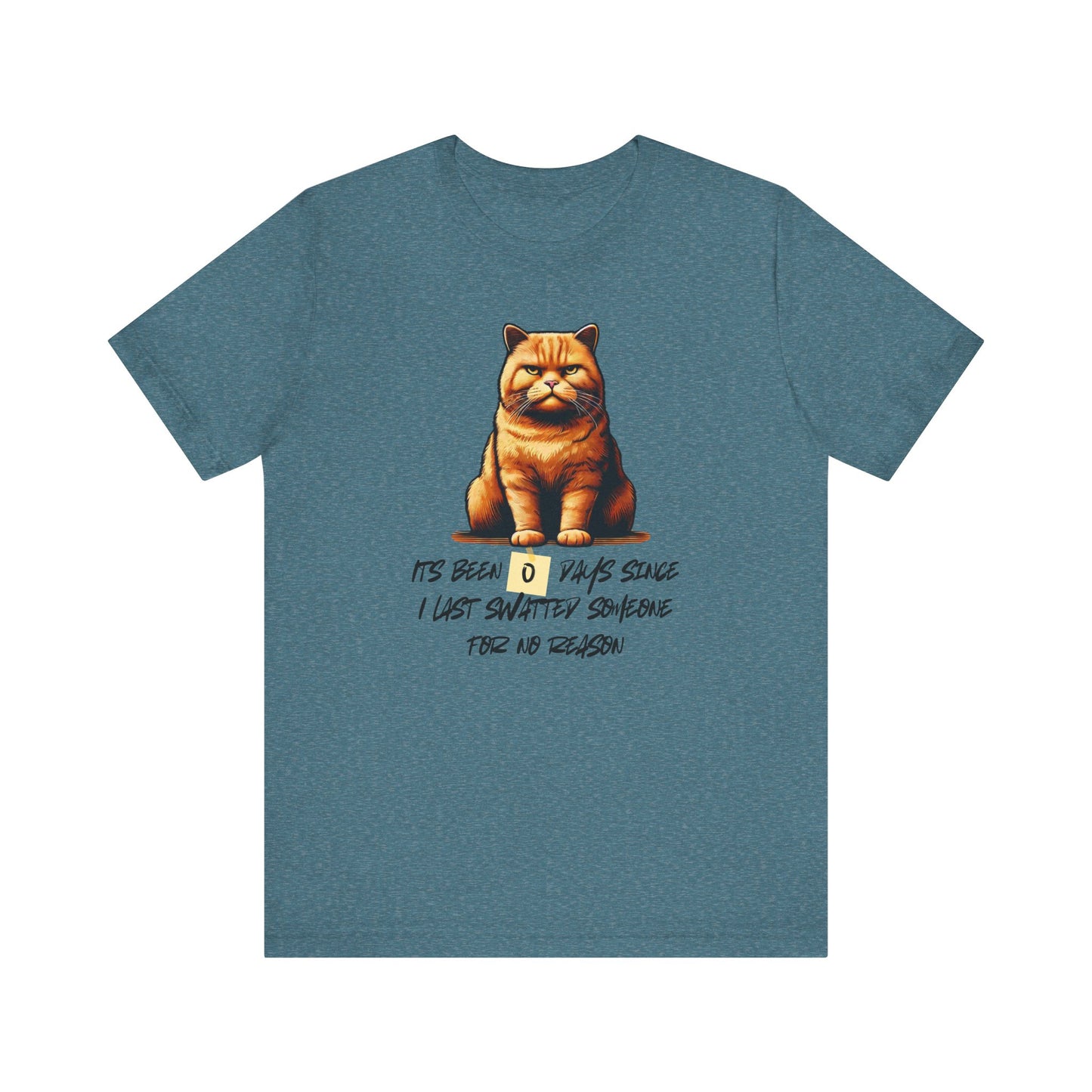 Orange Cat Bad Cat Funny T-shirt Silly Cat