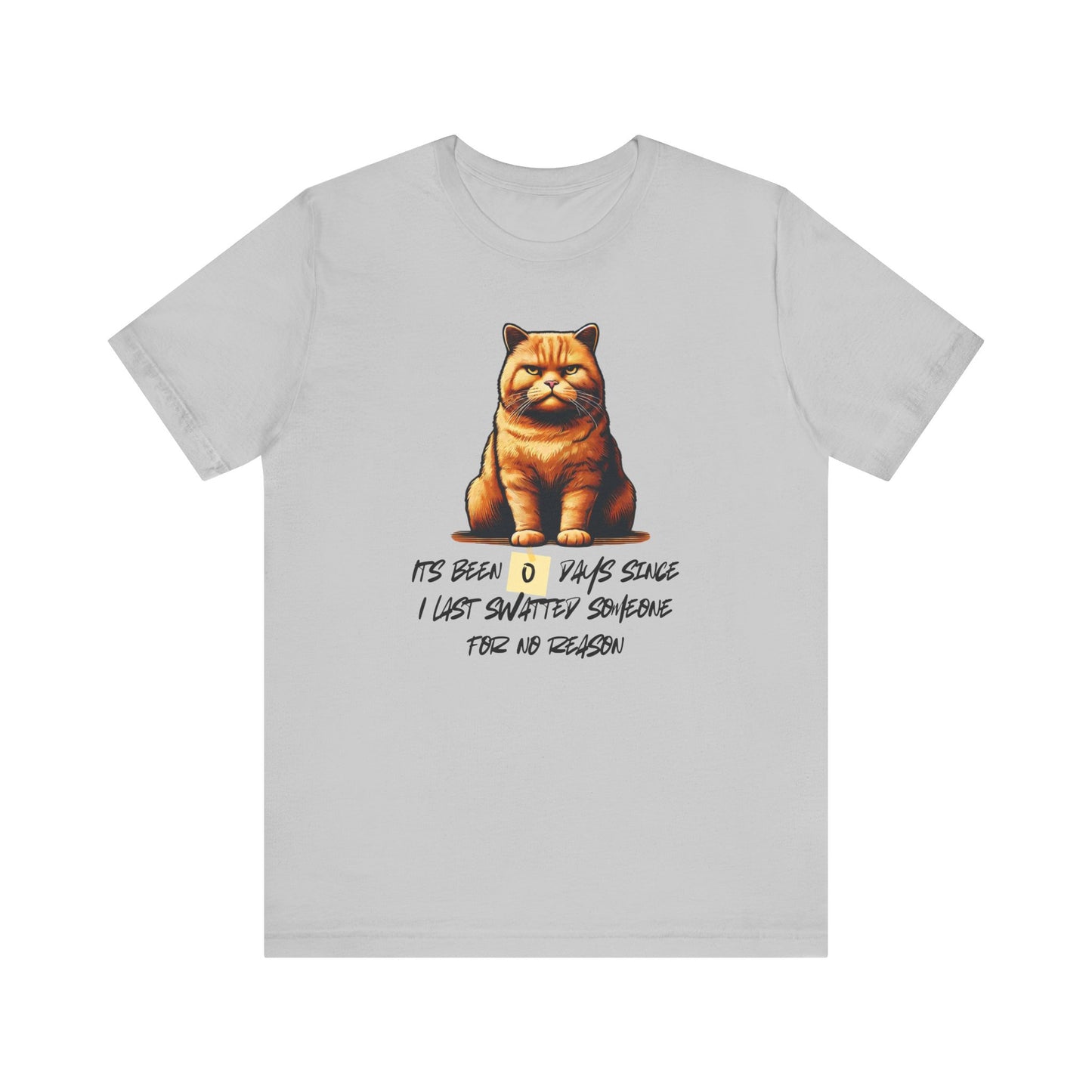 Orange Cat Bad Cat Funny T-shirt Silly Cat