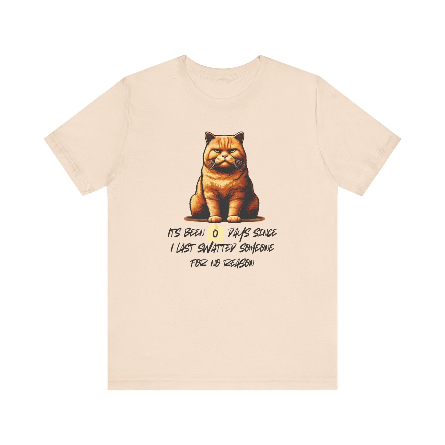 Orange Cat Bad Cat Funny T-shirt Silly Cat