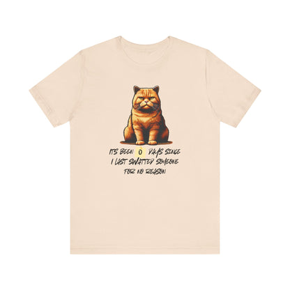 Orange Cat Bad Cat Funny T-shirt Silly Cat