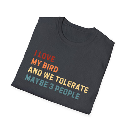 I like my bird love my bird bird lovers gift parrot mom parrot dad