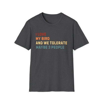 I like my bird love my bird bird lovers gift parrot mom parrot dad