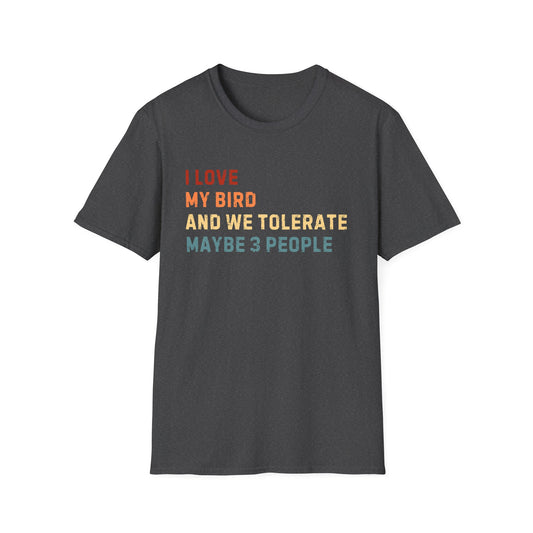 I like my bird love my bird bird lovers gift parrot mom parrot dad
