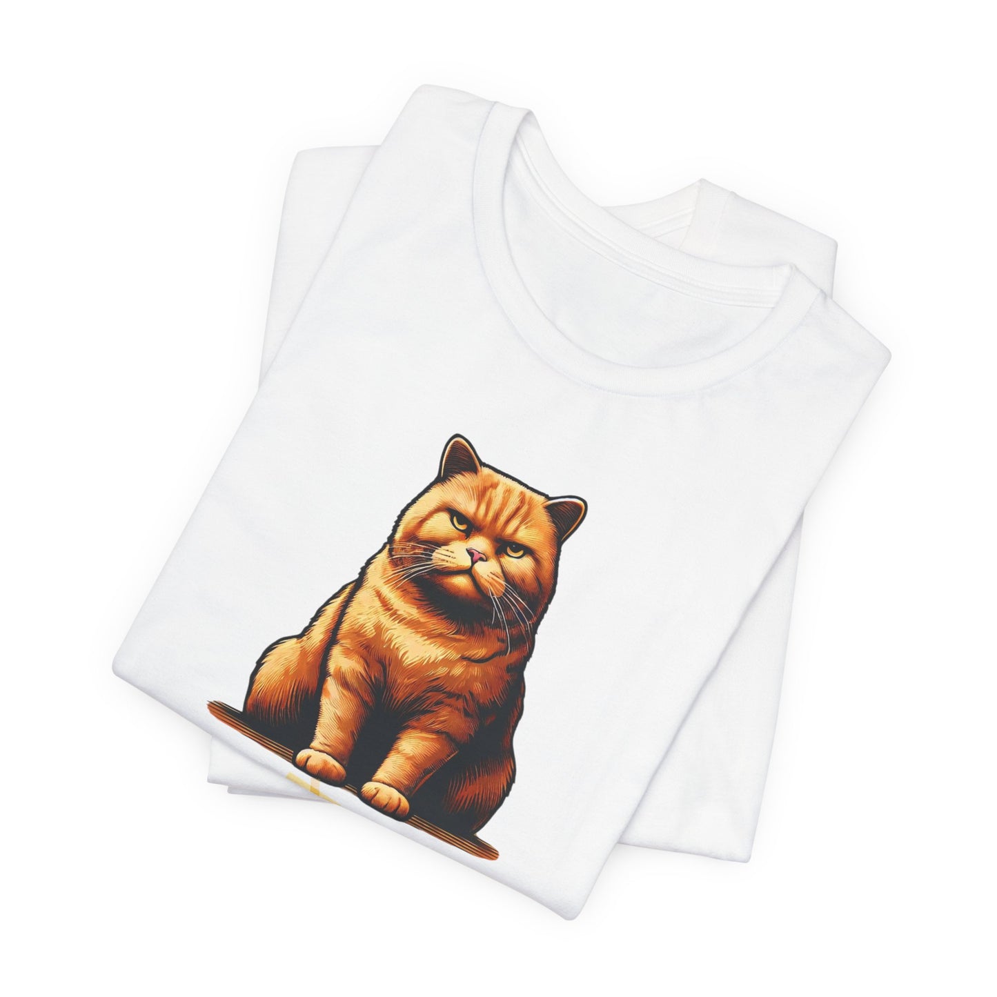 Orange Cat Bad Cat Funny T-shirt Silly Cat
