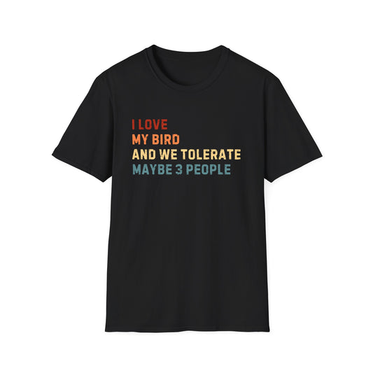 I like my bird love my bird bird lovers gift parrot mom parrot dad