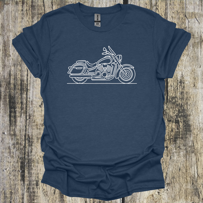 Line Drawn Tourer Motorcycle