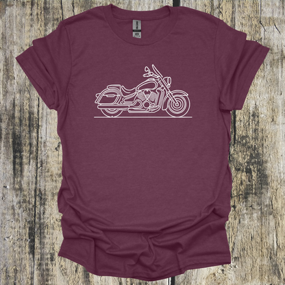 Line Drawn Tourer Motorcycle