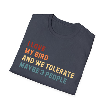 I like my bird love my bird bird lovers gift parrot mom parrot dad
