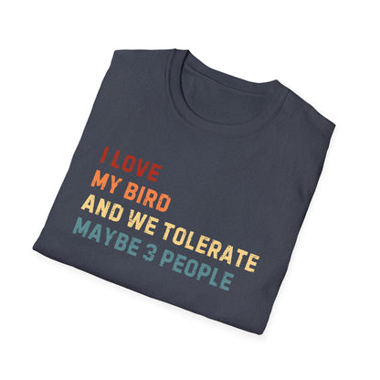 I like my bird love my bird bird lovers gift parrot mom parrot dad